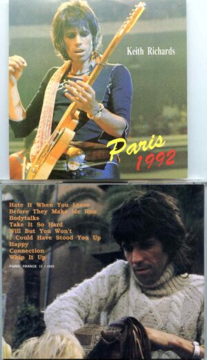 Rolling Stones - Paris 1992 Vol 2 ( Keith Richards Live at Paris, France 12'7'1992 )