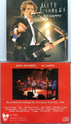 Rolling Stones - So Happy ( Keith Richards live during the European Tour, December 1992 )