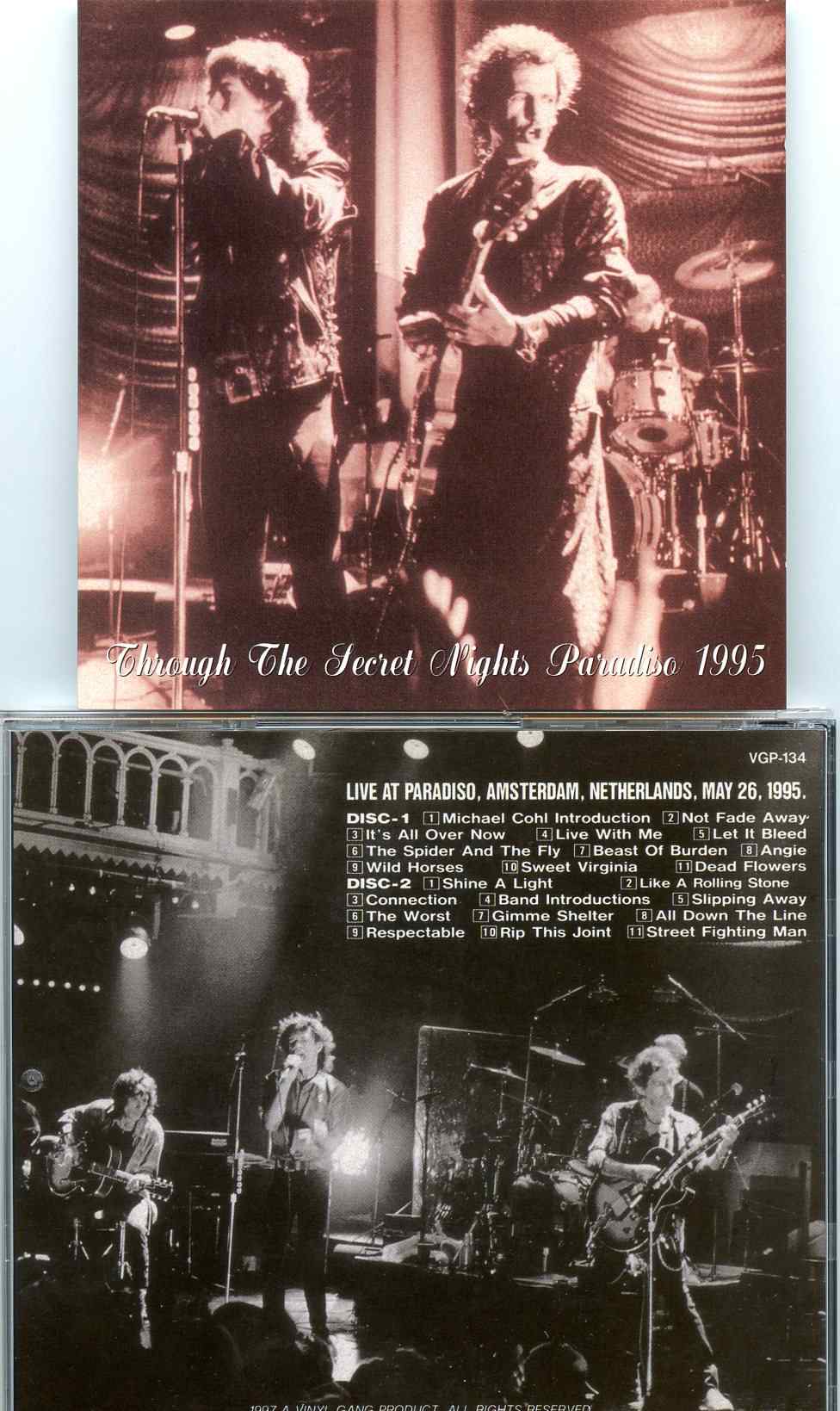 Rolling Stones - Through The Secret Nights ( 2 CD Set ) ( Vinyl Gang ) ( Paradiso, Amsterdam, Netherlands, May 26th, 1995 )