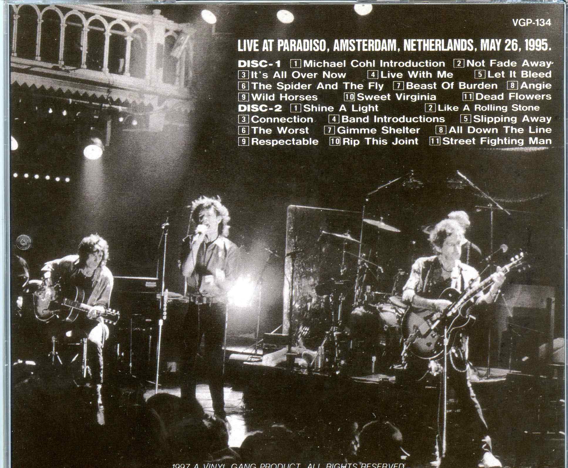 Rolling Stones - Through The Secret Nights ( 2 CD Set ) ( Vinyl Gang ) ( Paradiso, Amsterdam, Netherlands, May 26th, 1995 )