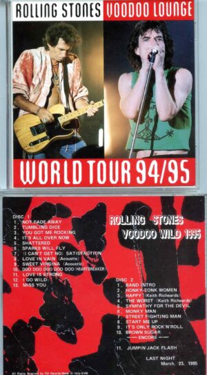Rolling Stones - Voodoo Lounge World Tour 1994 1995 ( 2 CD Set ) ( Last Night, March 23rd 1995 )