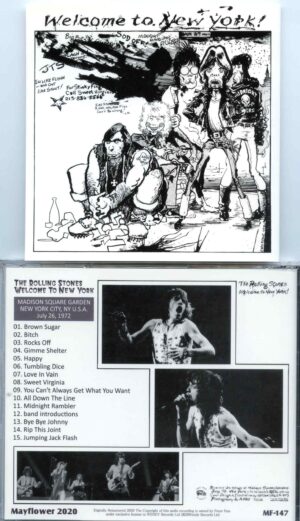 Rolling Stones - Welcome To New York ( MSG, New York City, USA, July 26th, 1972 ) ( MAYFLOWER )