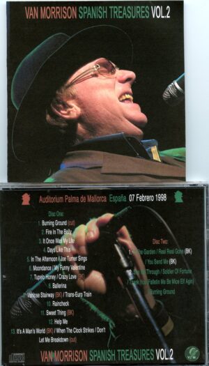 Van Morrison - Spanish Treasures Vol 2 ( 2 CD SET ) ( Auditorium Palma de Mallorca, Espana, February 7th, 1998 )