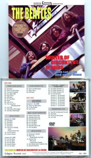 THE BEATLES - WINTER OF DISCONTENT IN COLOR ( 2 DVD ) ( VALKYRIE )