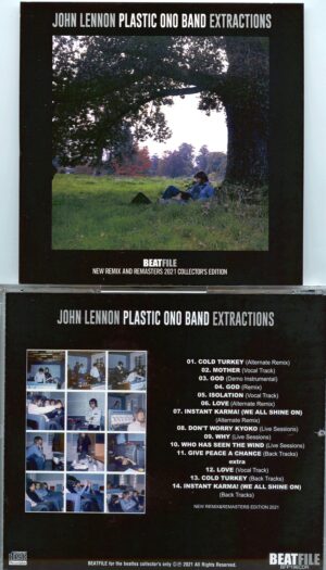 JOHN LENNON - PLASTIC ONE BAND EXTRACTIONS ( 1 CD ) ( 2021 BEATFILE )