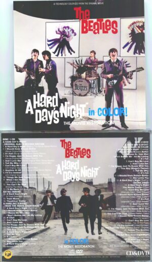 The Beatles - A Hard Day's Night in Color! The Movie Restoration ( 1 CD & 1 DVD ) ( 2022 GOLDIES )