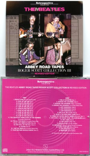 The Beatles - Abbey Road Tapes Roger Scott Collection 3 ( Revised Edition ) ( 2 CD SET ) ( 2023 Retrospective )