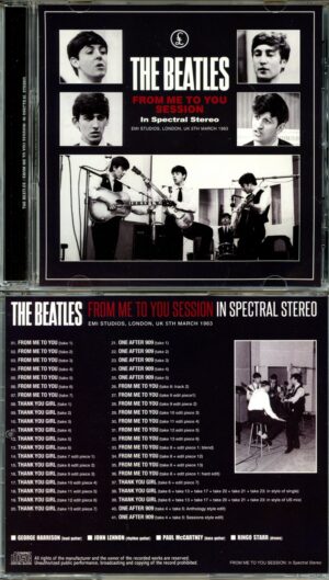 The Beatles - From me to you Session - EMI Studio London UK 5th March 1963 (1 CD)