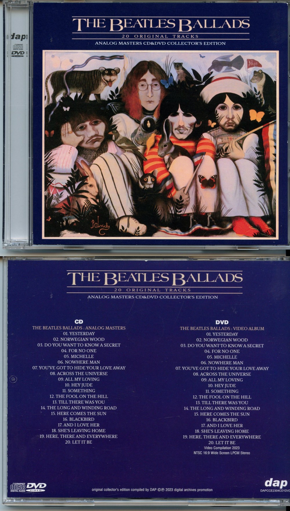 The Beatles - The Beatles Ballads ( 1 CD - 1 DVD ) ( 2023 DAP ) (Analog Masters CD & DVD Collectors Edition )