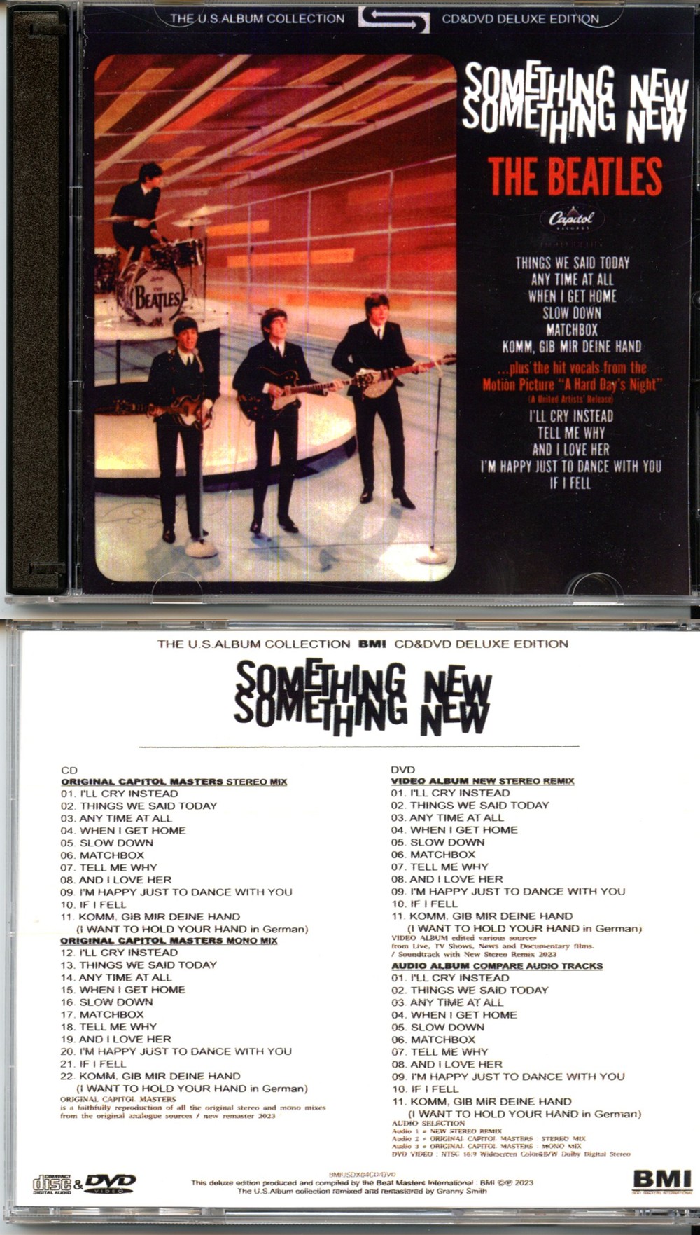 The Beatles - Something New ( 1 CD - 1 DVD ) ( 2023 BMI ) ( The US Album Colection Deluxe Edition )