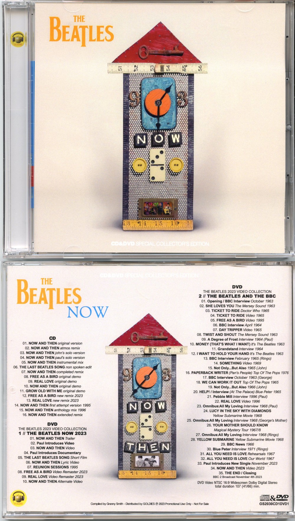 The Beatles Now - Special Collector's Edition ( 1 CD - 1 DVD ) ( 2023 GOLDIES )
