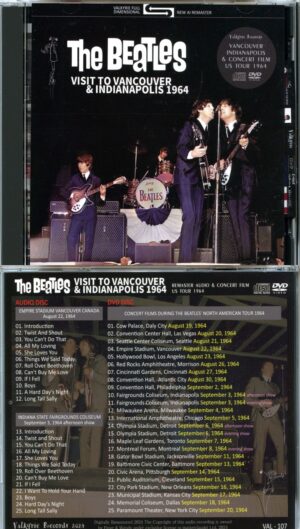 THE BEATLES - Visit To Vancouver & Indianapolis 1964 ( 1 CD - 1 DVD SET ) ( 2024 Valkyrie ) ( Live in Vancouven and Indiana 1964 )