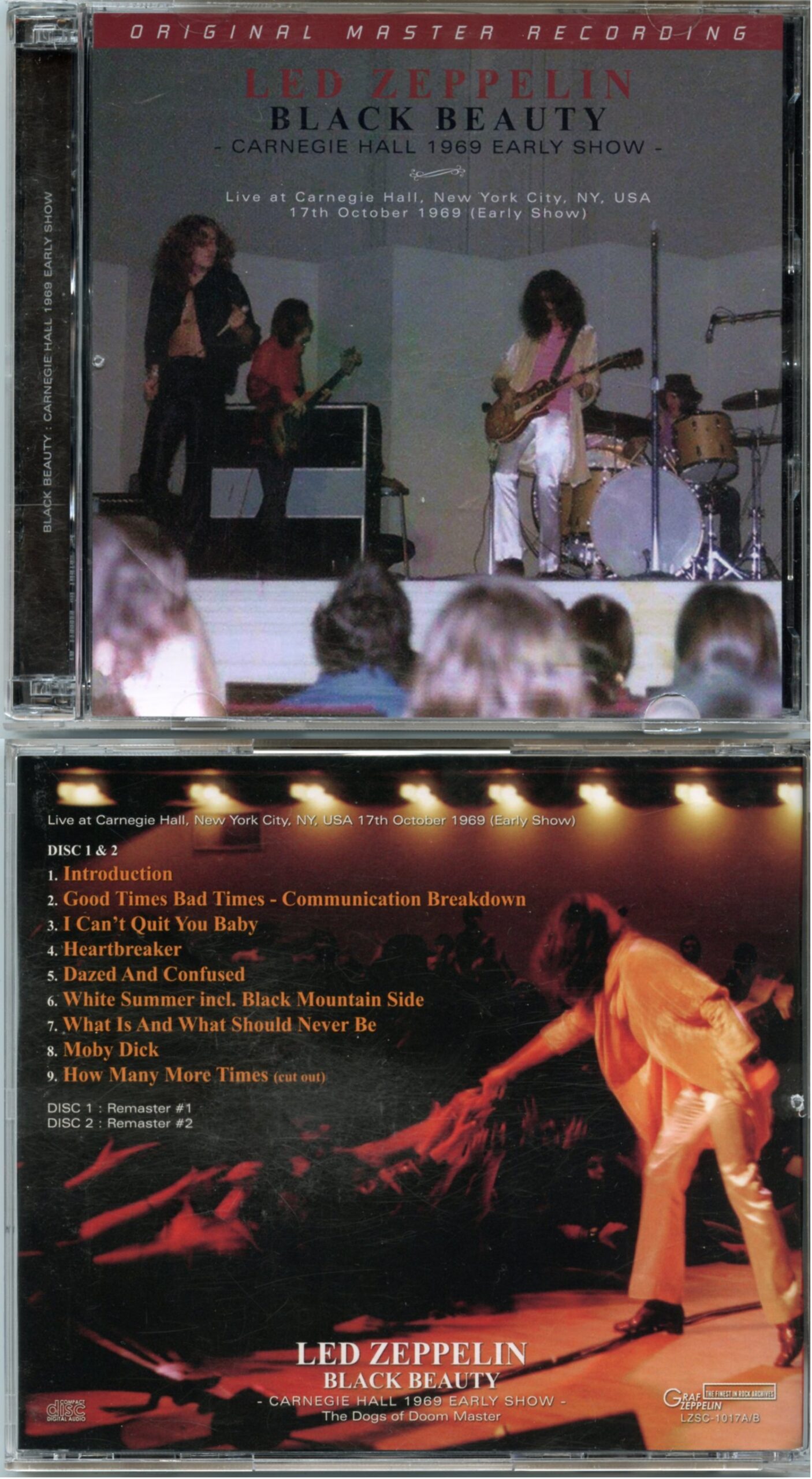 Led ZEPPELIN - Black Beauty (2 CD set) ( Live at Carnegie Hall, NYC, USA, October 17th, 1969 )