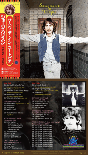 George Harrison - Somewhere in Utopia ( 2 CD SET ) ( 2025 VALKYRIE ) ( Rockline Radio Show 1988, plus Saturday Night Live 1976, Impromptu Versions During Radio Interview...