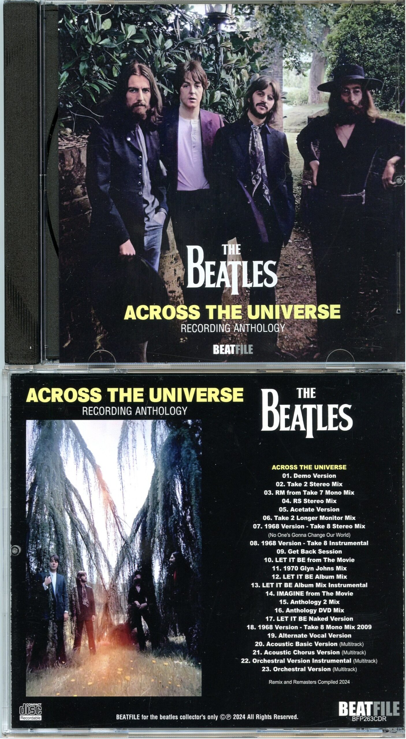 The Beatles - Across The Universe ( BEATFILE ) ( Recording Anthology of Across The Universe )