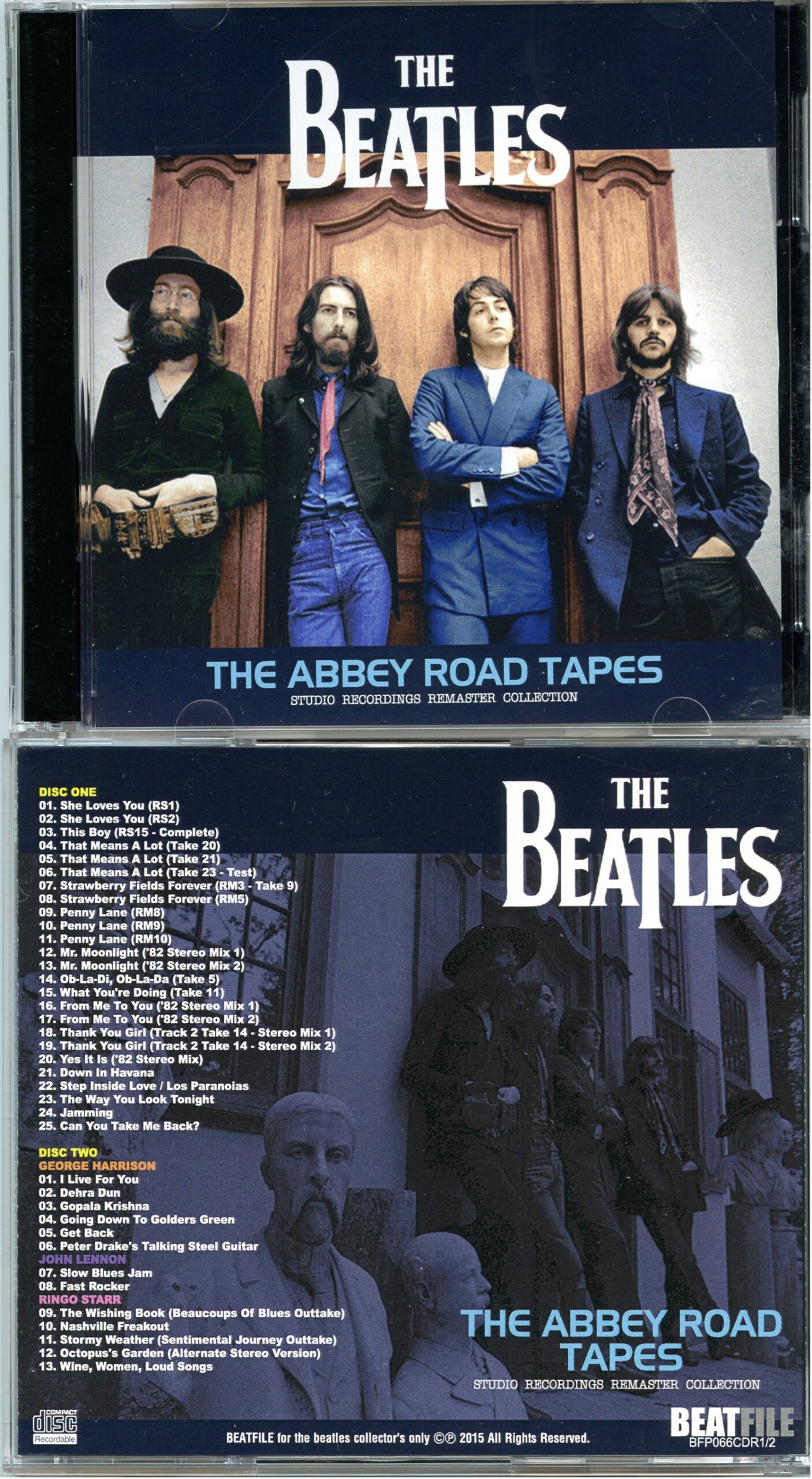 The Beatles - The Abbey Road Tapes ( 2 CD ) ( BEATFILE ) ( Studio Recordings Remaster Collection )