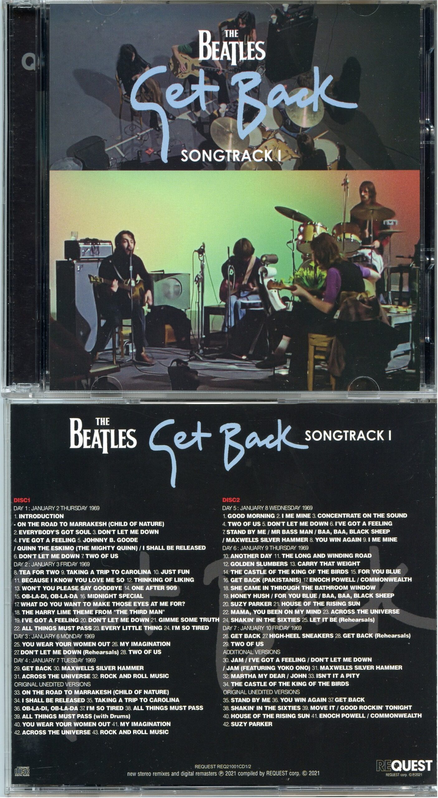 The Beatles - Get Back Songtrack I ( 2 CD SET ) ( REQUEST ) ( London, UK, 1969 - Remastered )