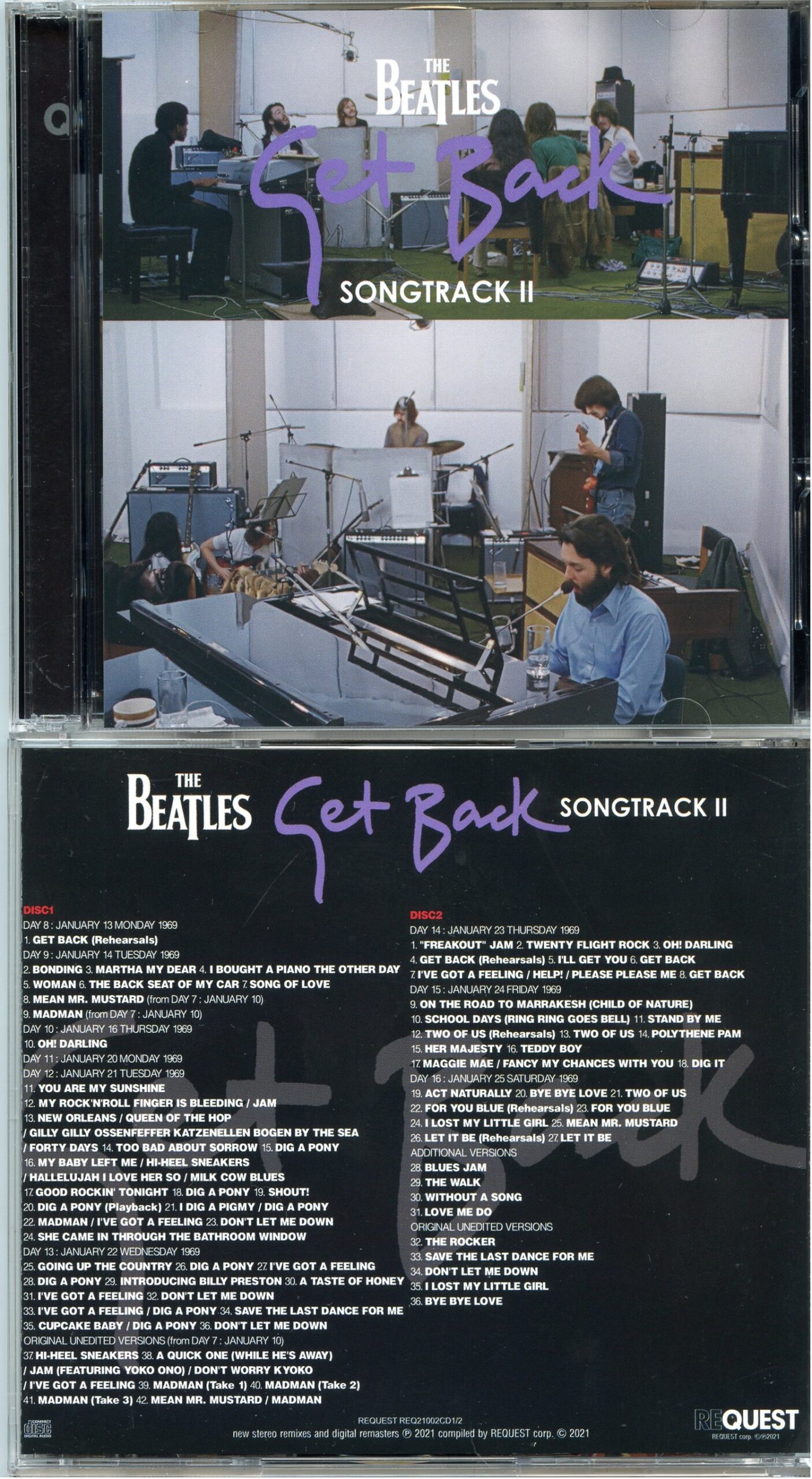 The Beatles - Get Back Songtrack II ( 2 CD SET ) ( REQUEST )  ( London, UK, 1969 - Remastered )