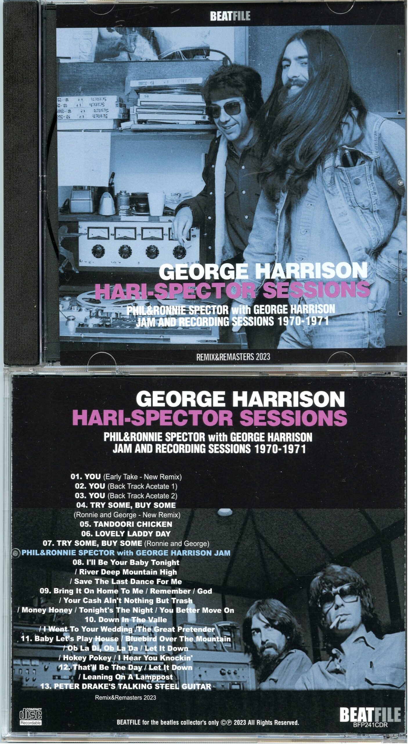 George Harrison - Hari Spector Sessions ( BEATFILE ) ( Phil And Ronnie Spector With George, Jam and Recording Sessions 1970-1971 )