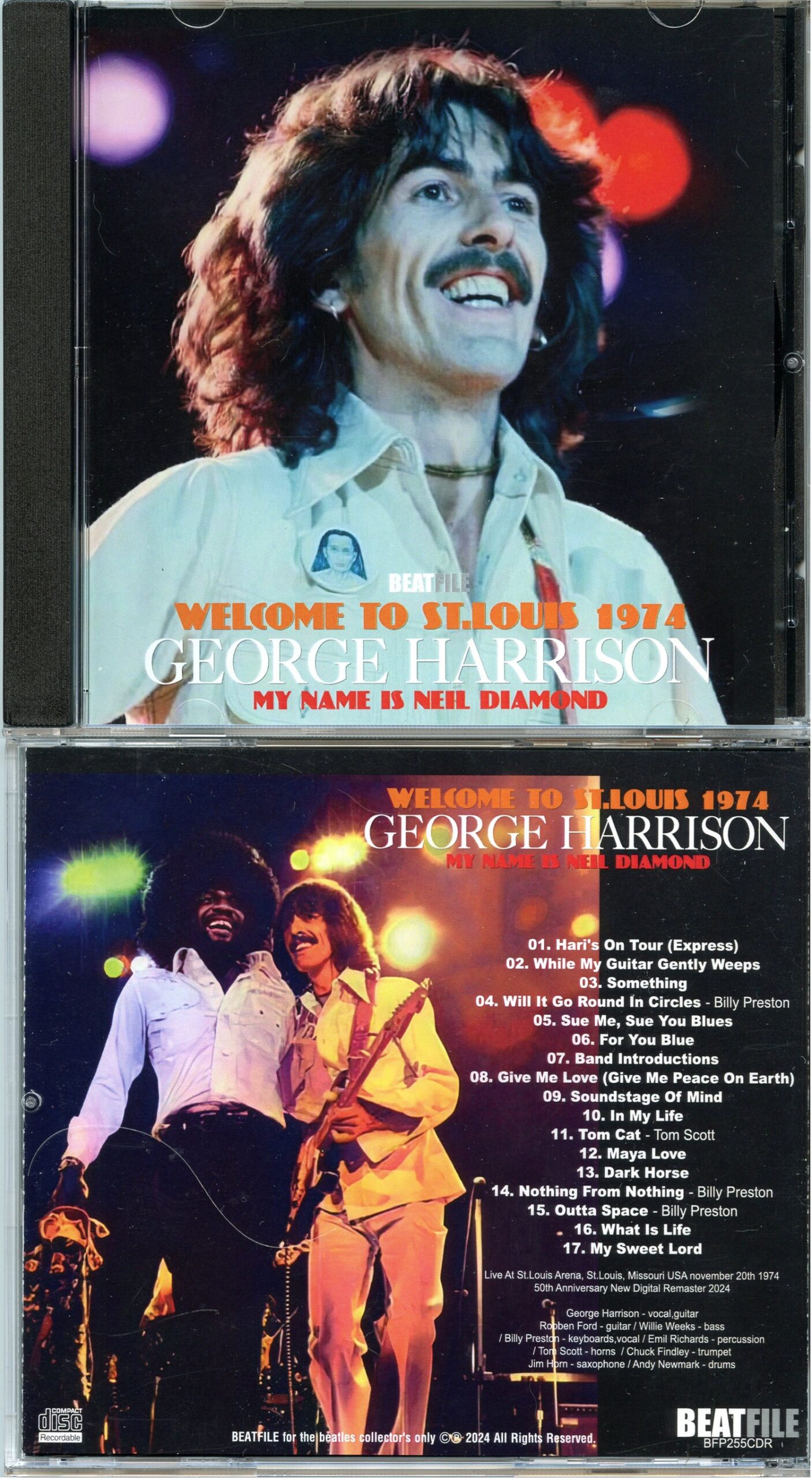 George Harrison - Welcome To St Louis 1974 ( BEATFILE ) (St Louis Arena, St Louis, Missouri, USA, November 20th, 1974 - 50th Ann. Digital Remaster )
