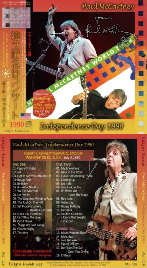 Paul McCartney - Independance Day 1990 ( 2 CD ) ( Valkyrie ) ( Robert Kennedy Memorial Stadium , Washington, DC, USA, July 4th, 1990 )